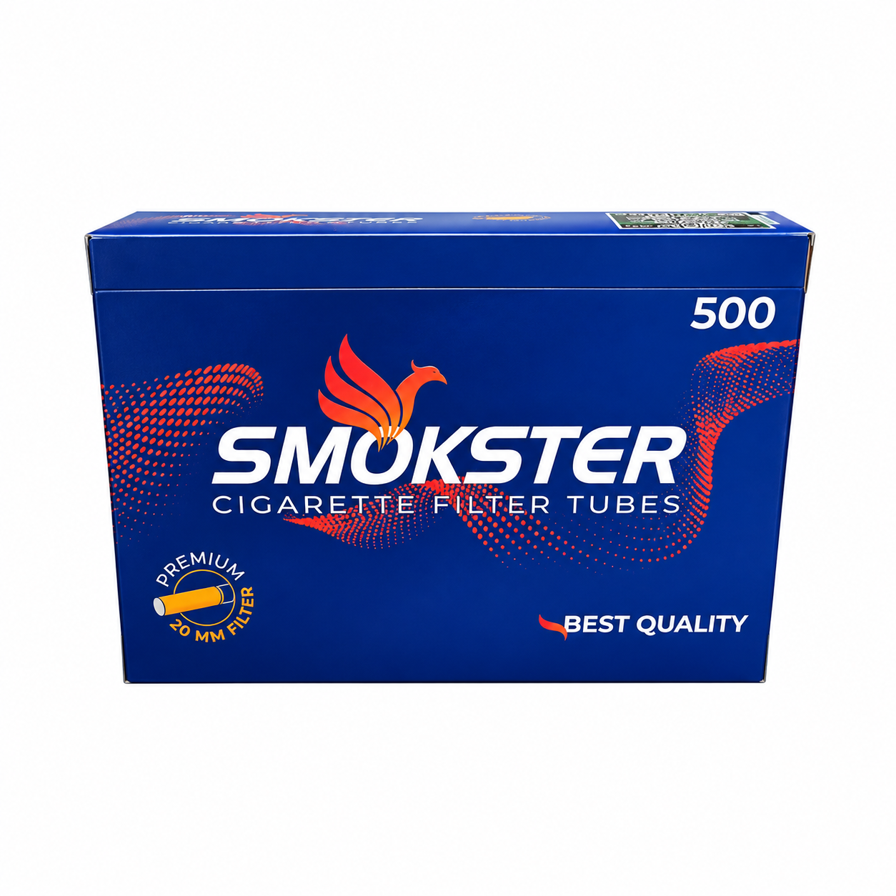 กระดาษมวนเปล่า Smokster500 มวน กรองยาวพิเศษ 20มม